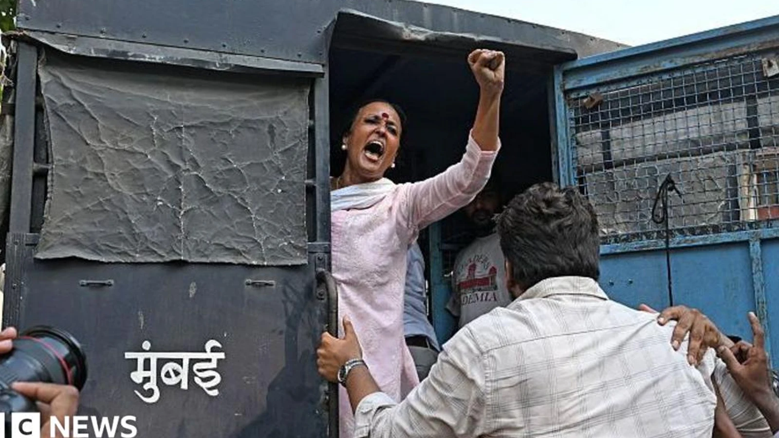 TheNews100 Desk: scene related to Delhi braces for more protests as 'cockroach' group's leaders released