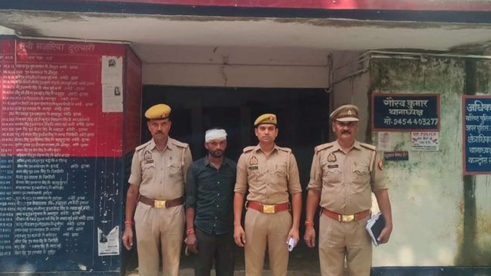 लवेदी पुलिस ने अपराध की आशंका में युवक को पकड़ा: डबहा निवासी को BNSS की धाराओं में कोर्ट भेजा