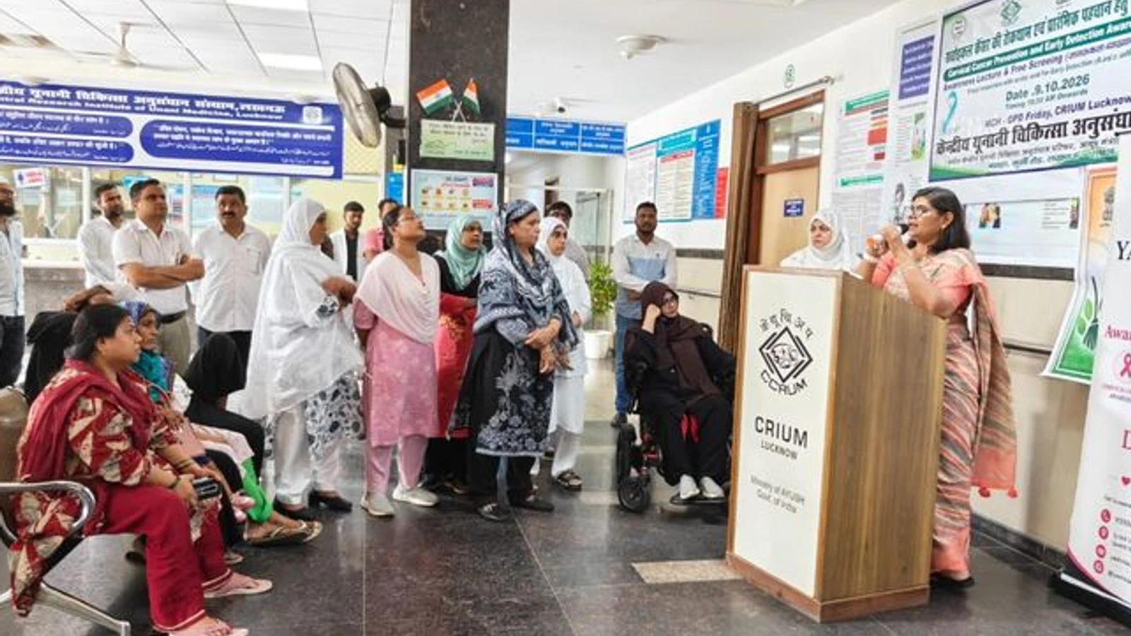 द न्यूज़ 100 डेस्क: लखनऊ में सर्वाइकल कैंसर जागरूकता अभियान से जुड़ा समाचार चित्र