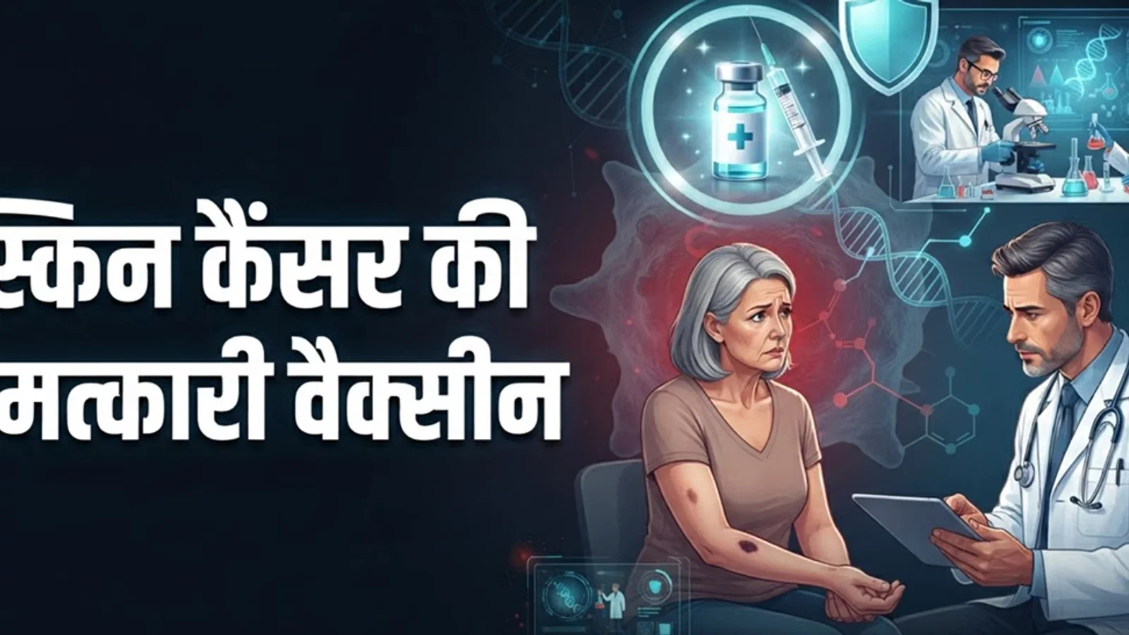 अच्छी खबर: कैंसर के खिलाफ जंग में बड़ी जीत, दुनिया की पहली स्किन कैंसर वैक्सीन 50% तक कम कर देगी मौत का खतरा