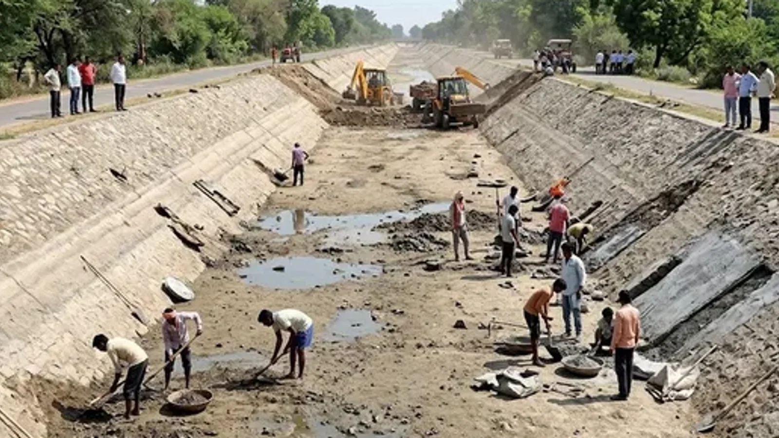 द न्यूज़ 100 डेस्क: गंग नहर बंदी से जुड़ा समाचार चित्र