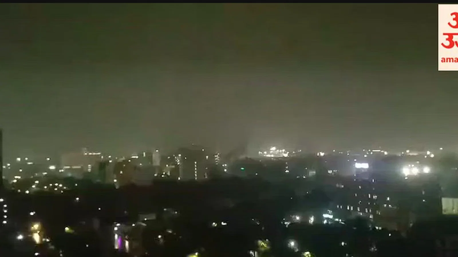 ग्रेटर नोएडा में बदला मौसम, आंधी के साथ हुई तेज बारिश