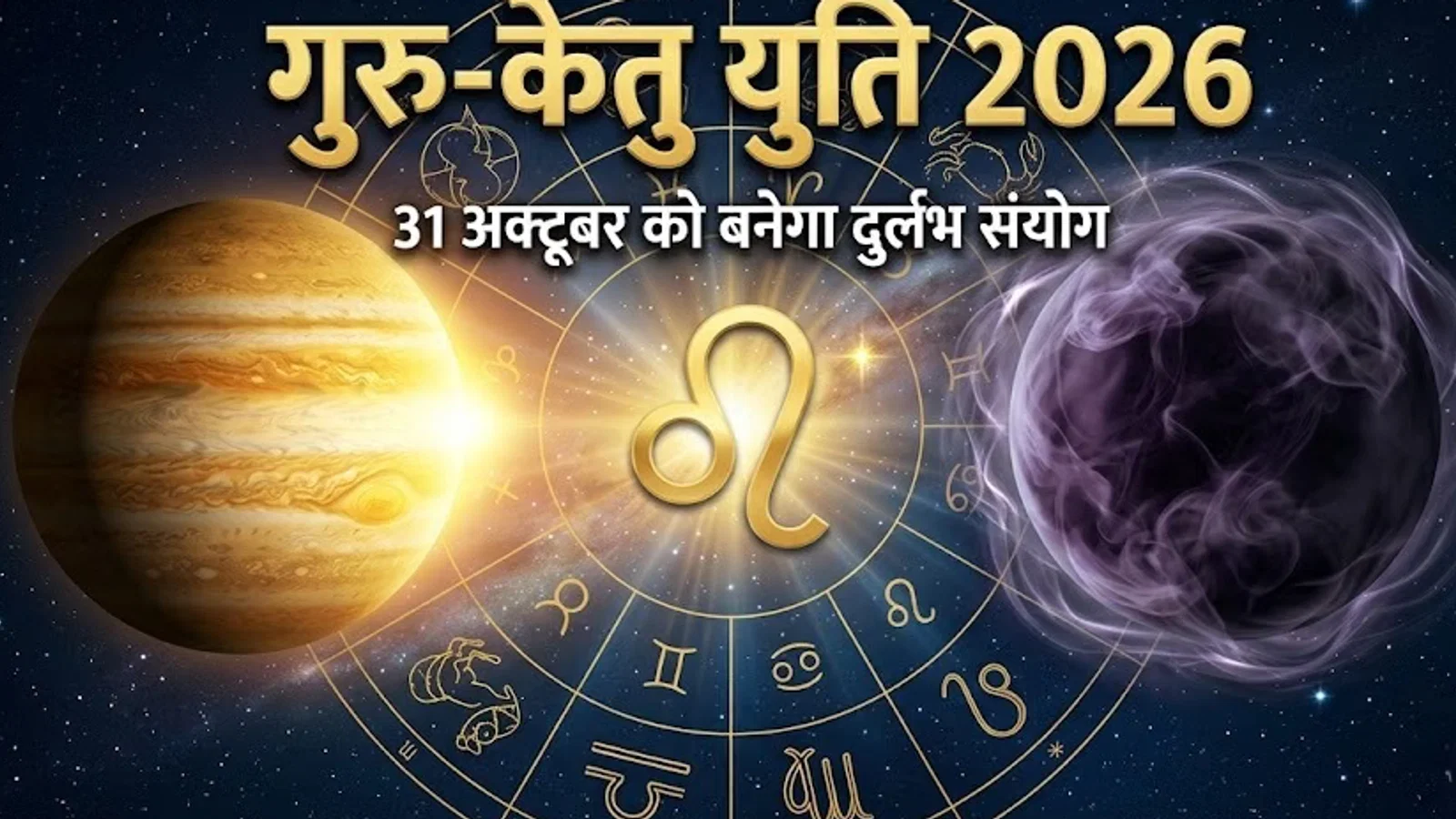 गुरु-केतु युति: 31 अक्तूबर को बनेगा दुर्लभ संयोग, मेष समेत इन 4 राशियों को मिल सकते हैं आर्थिक लाभ के अवसर