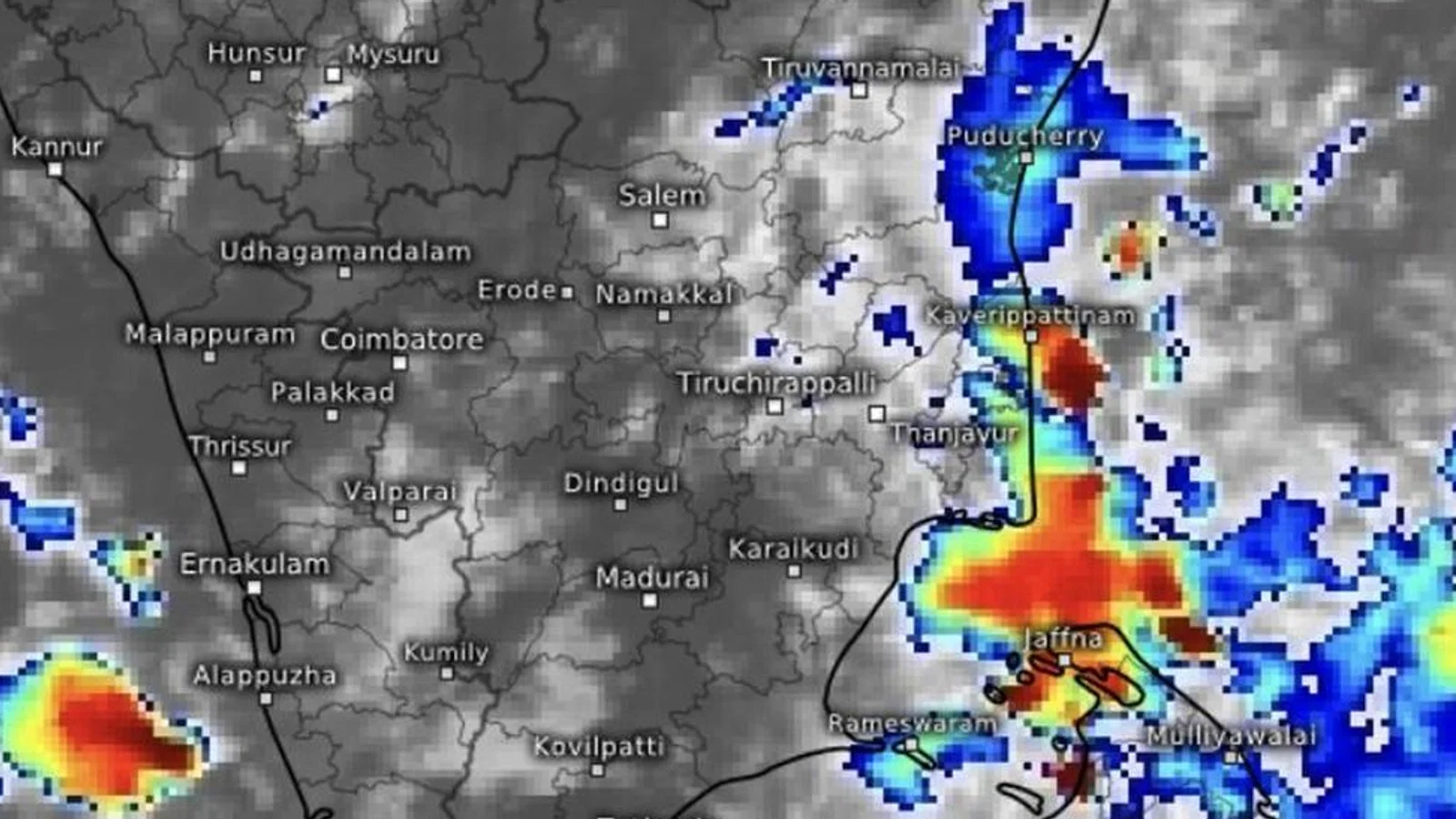 IMD update: Isolated very heavy rain returns to parts of Tamil Nadu