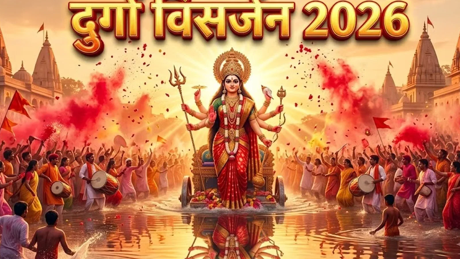कब है दुर्गा विसर्जन? जानें सही तारीख, शुभ मुहूर्त और विसर्जन की विधि और मंत्र