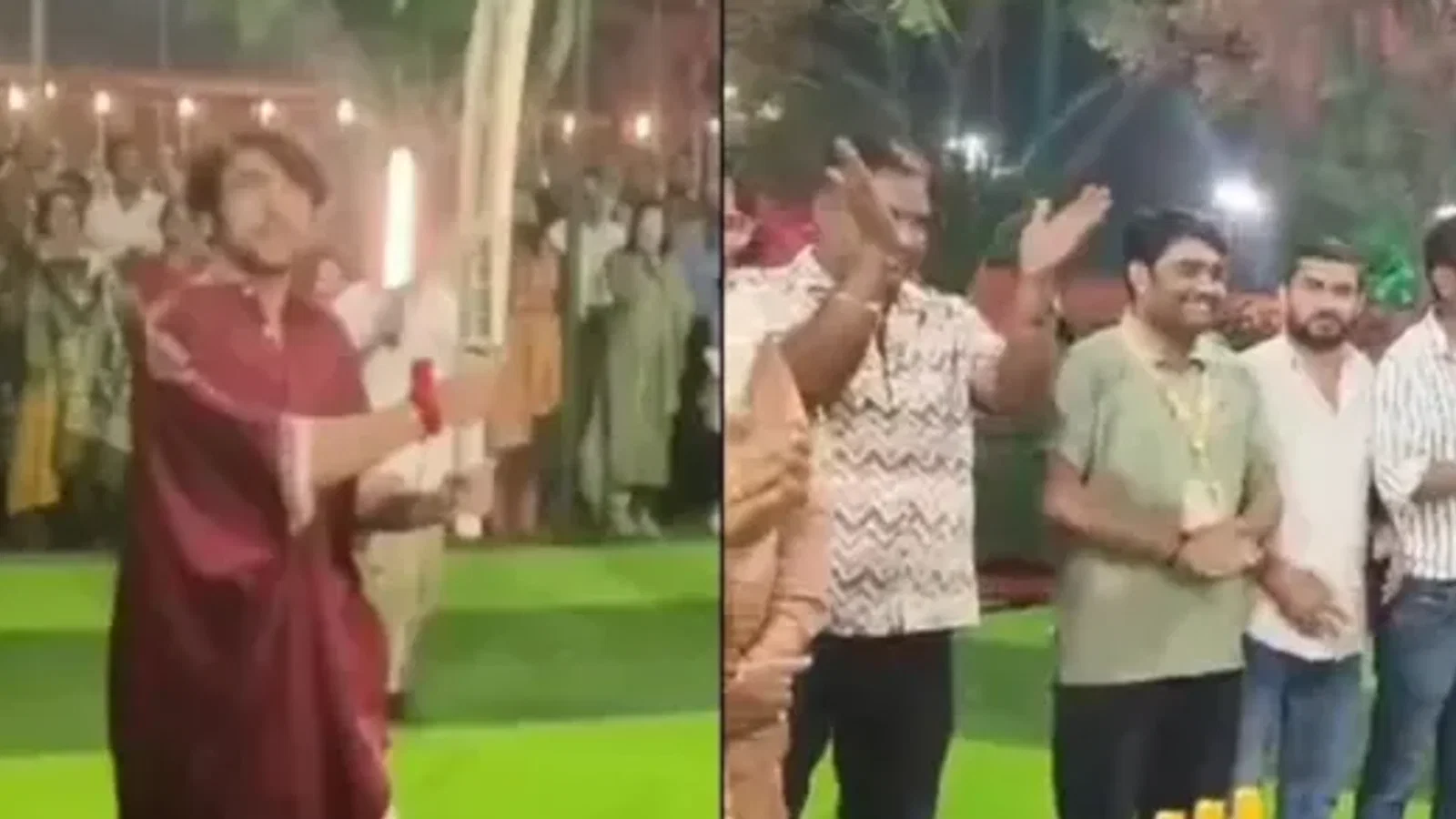 मैहर में क्रिकेट पिच पर पं. धीरेंद्र शास्त्री का निराला अंदाज: पहली गेंद पर जड़ा छक्का; SP ने भी लगाए चौके-छक्के