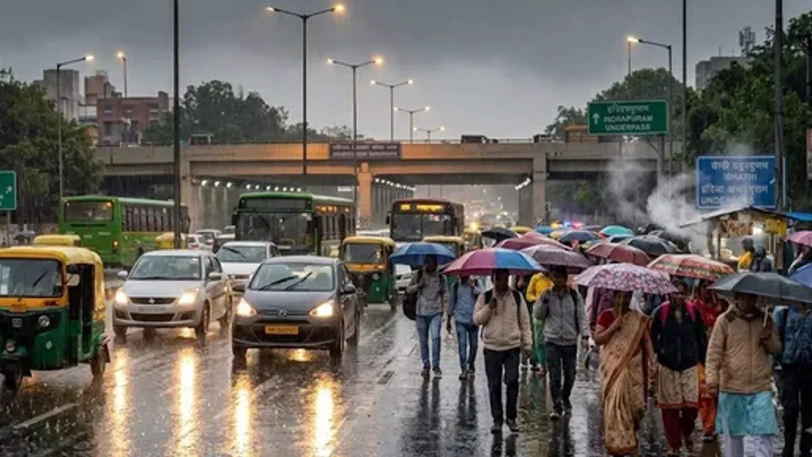 द न्यूज़ 100 डेस्क: मानसून के बाद भी दिल्ली से जुड़ा समाचार चित्र