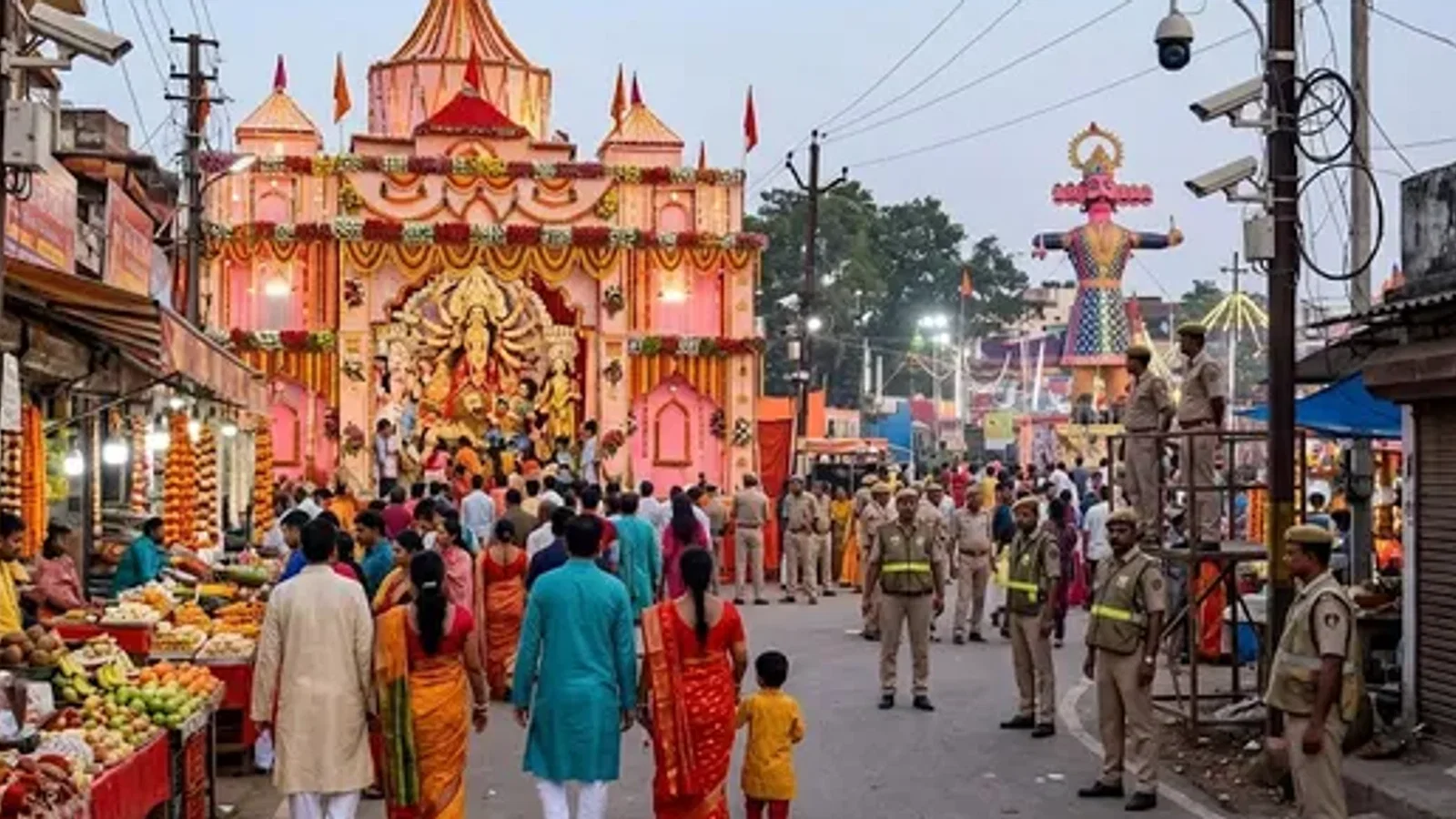 नवरात्र और दशहरे पर पूजा मार्गों के पास मांस-मदिरा की बिक्री पर रोक, मंदिरों में 24 घंटे होगी CCTV से होगी निगरानी